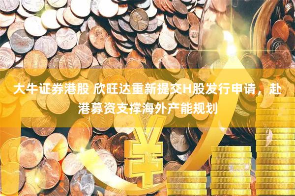 大牛证券港股 欣旺达重新提交H股发行申请，赴港募资支撑海外产能规划